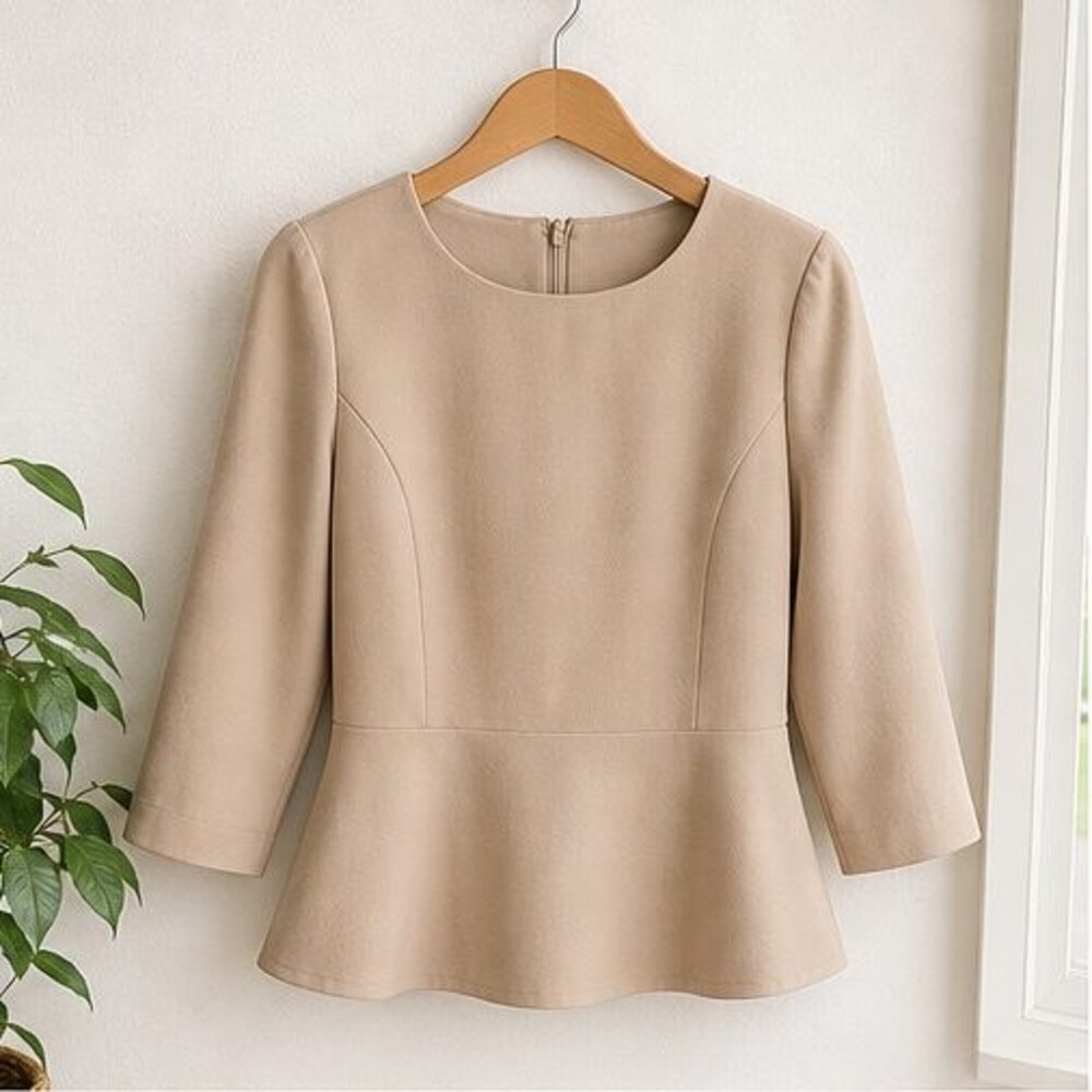 Sand Button Blouse